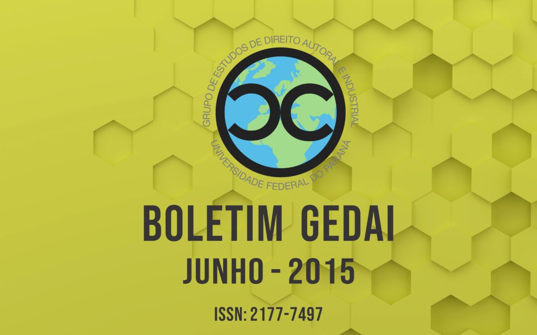 Boletim GEDAI Junho 2015