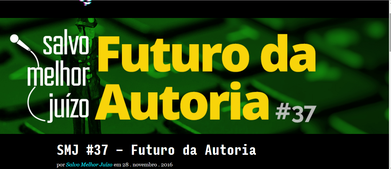 O Futuro da Autoria / podcasts durante o X CODAIP