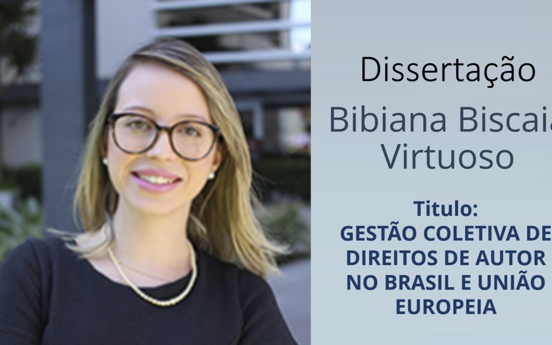 Dissertação: O Princípio da Transparência na Gestão Coletiva de Direito Autoral no Ambiente Digital