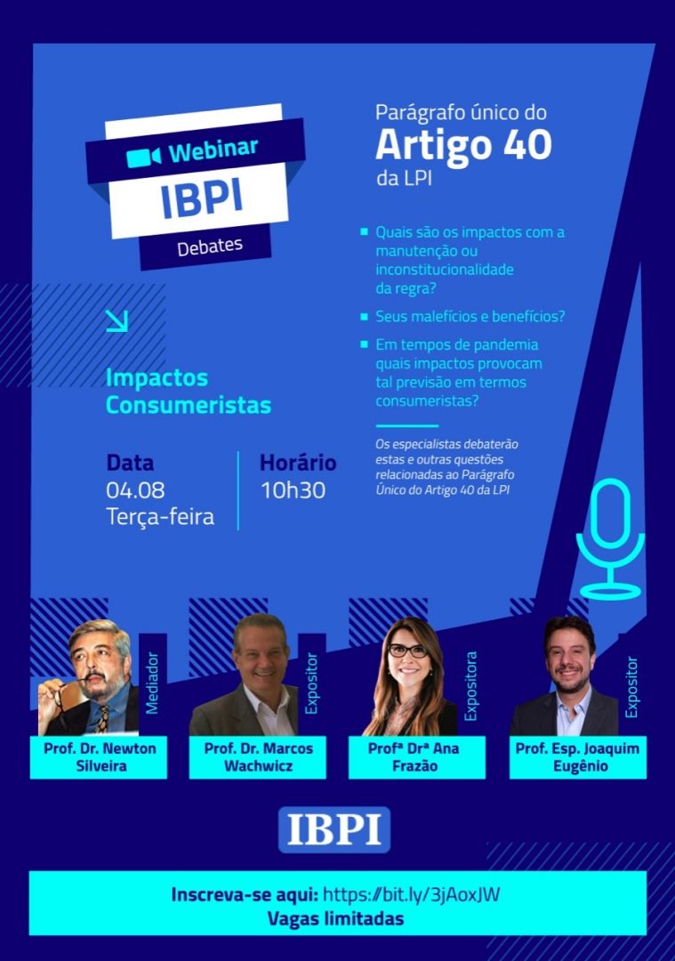 Ciclo de palestras IBPI LEI DE PROPRIEDADE INDUSTRIAL