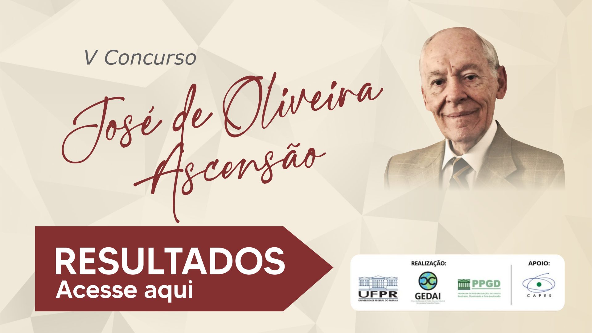 Resultado final do V Concurso José de Oliveira Ascensão