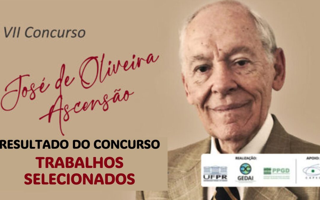 VII CONCURSO JOSÉ DE OLIVEIRA ASCENSÃO – RESULTADO