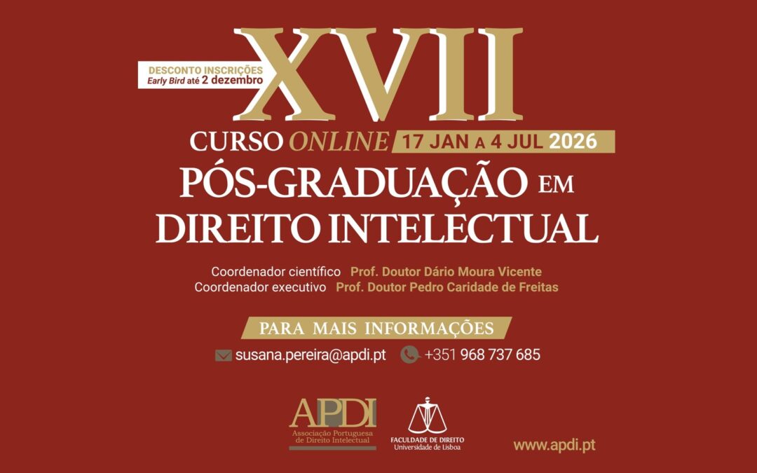 GEDAI apoia XVII Pós-Graduação em Direito Intelectual da APDI