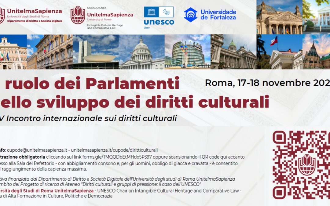 Parlamento e Direitos Culturais: debates internacionais