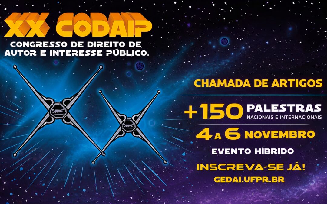 XX CODAIP – Chamada de Artigos faça parte desta edição histórica do congresso.