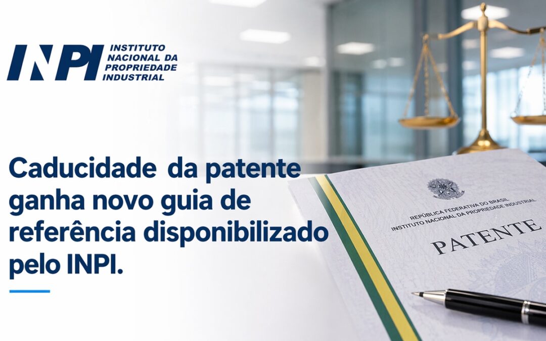 Caducidade da patente ganha novo guia de referência disponibilizado pelo INPI.