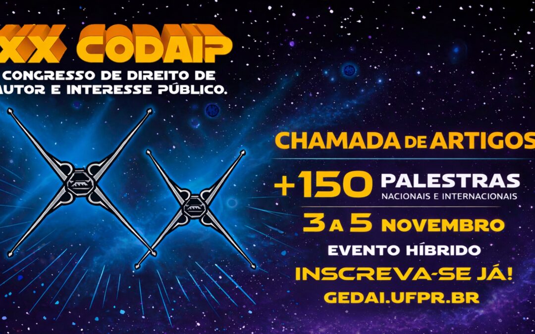 XX CODAIP – Chamada de Artigos faça parte desta edição histórica do congresso.