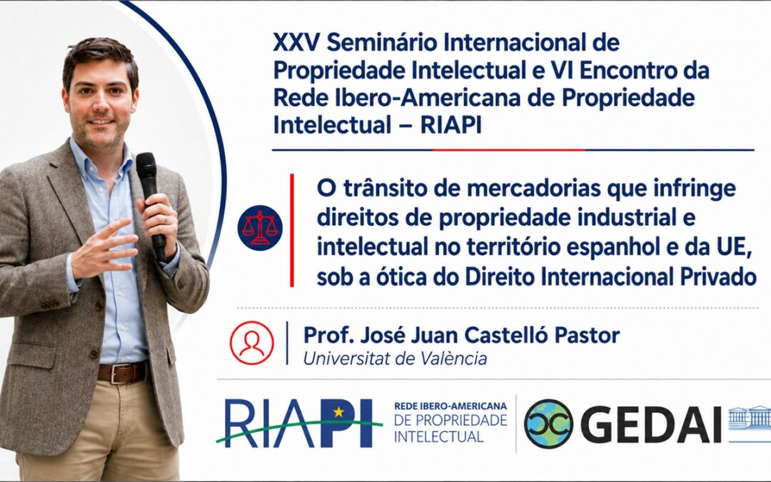 Confira a palestra de José Juan Castelló sobre trânsito de mercadorias, União Europeia e Direito Internacional Privado